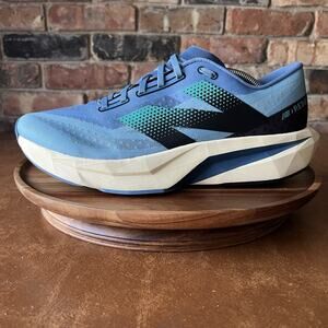 New Balance FuelCell Rebel v4 Blue Cream Men's 13 Road Running Shoes Sneakers